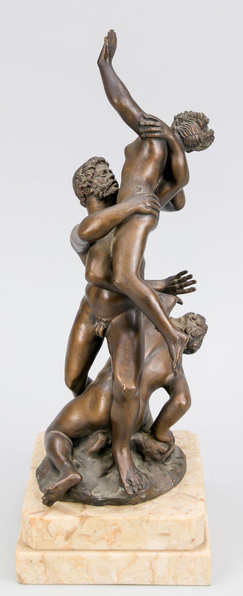 Giambologna (ca.1529-1608), nach. ''Raub der Sabinerinnen'', Brozestatuette der florentinischen