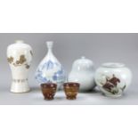 Konvolut asiatisches Porzellan und Keramik des 20.