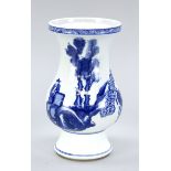Kangxi Style Vase, China, 19. Jh. Umlaufender kobal