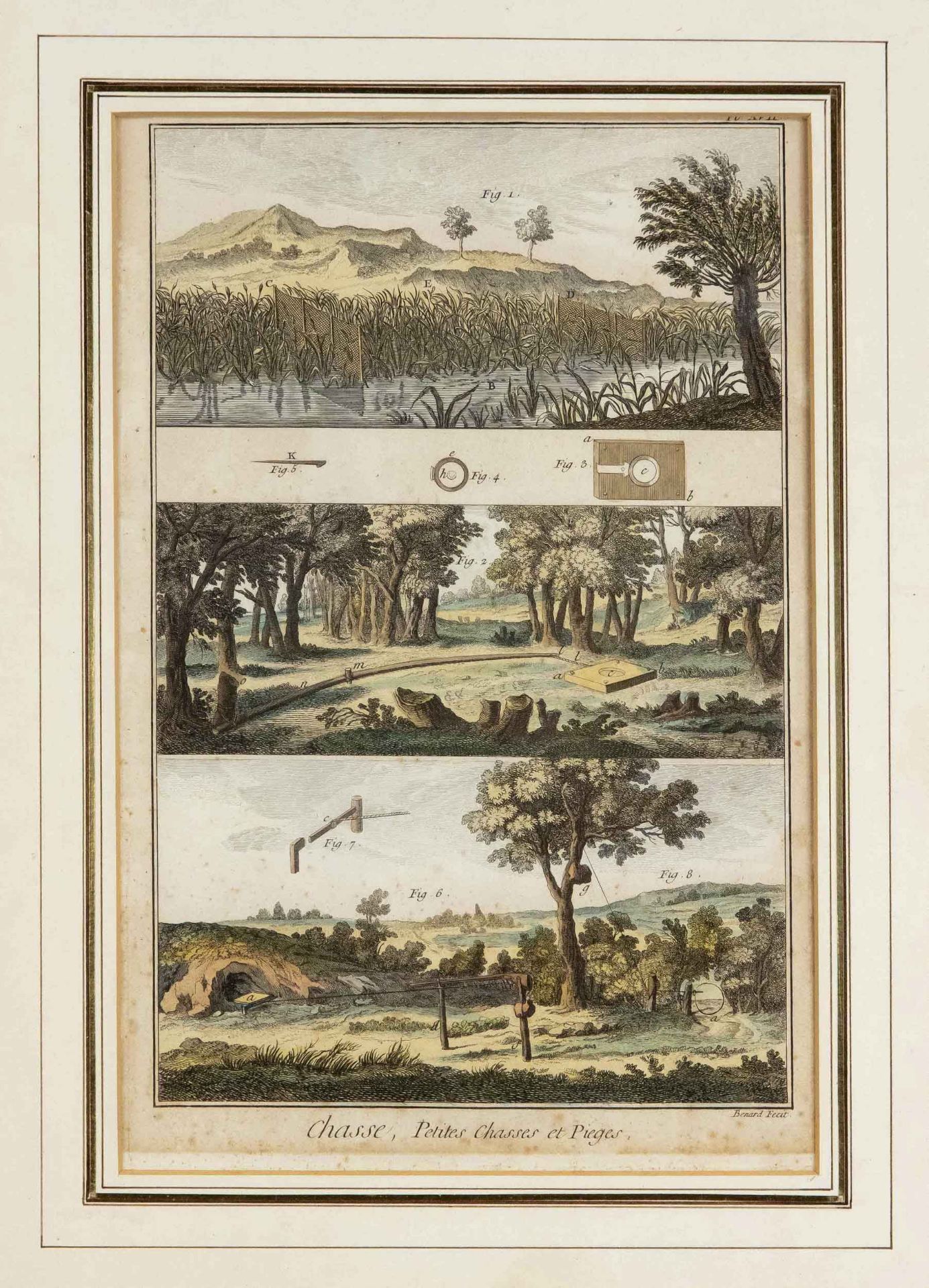 Robert Benard (1734-ca.1786), Folge von 7 alt kol. - Bild 4 aus 4