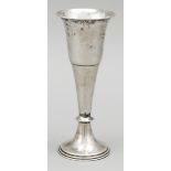 Judaica-Vase, 20. Jh., Silber 833/000, runder tromp