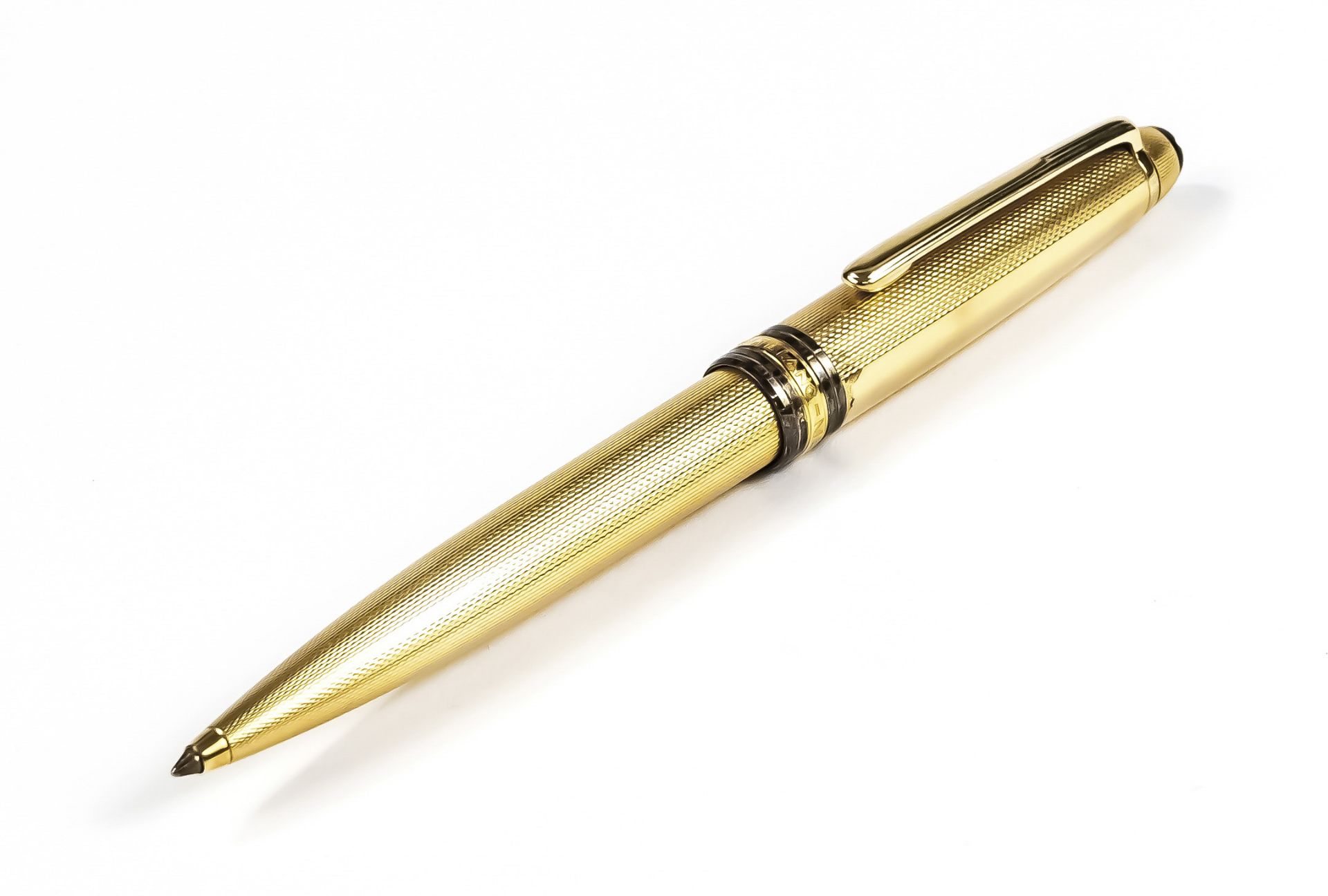 Montblanc Meisterstück, ballpoint pen, 2nd half of 20th century, No. HB 102378, gilded case,