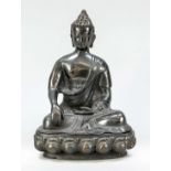 Buddha, China/Tibet, 20. Jh., Bronze. Im Padmasana