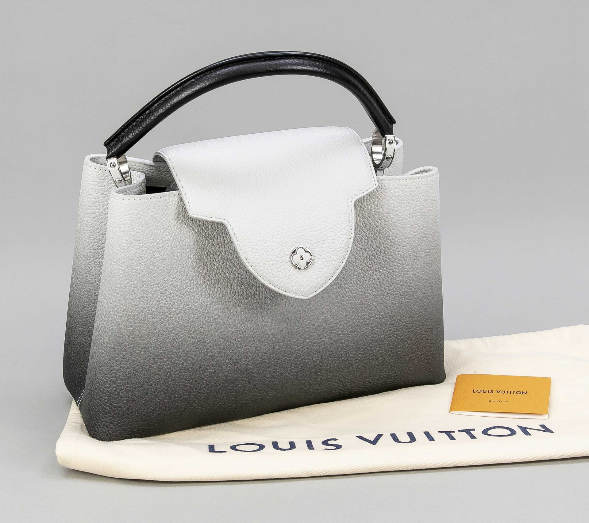 Louis Vuitton, Capucines MM Cloudy Noi, licht- bis