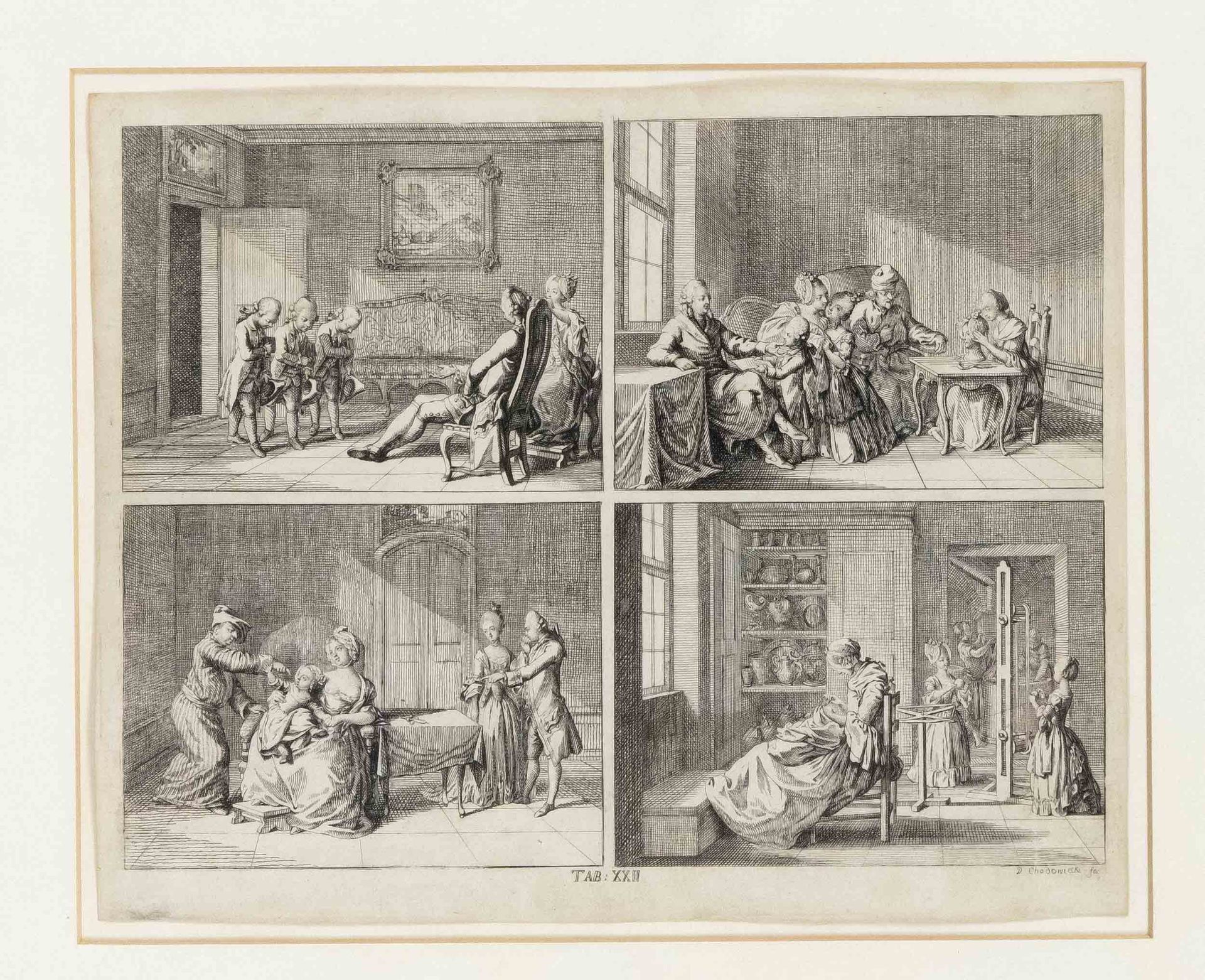 Daniel Nikolaus Chodowiecki (1726-1801), Konvolut v - Bild 3 aus 3
