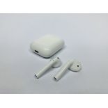 A PAIR OF APPLE AIRPODS - SOLD AS SEEN