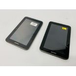 2 SAMSUNG GALAXY TABLETS,