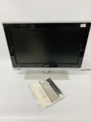 PHILIPS 26 INCH TV WITH REMOTE CONTROL & INSTRUCTION MANUALS - SOLD AS SEEN