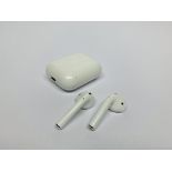 A PAIR OF APPLE AIRPODS - SOLD AS SEEN