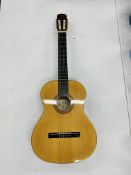 A RAMON GUITARS ACOUSTIC GUITAR WITH CASE - MODEL CG-390