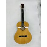 A RAMON GUITARS ACOUSTIC GUITAR WITH CASE - MODEL CG-390