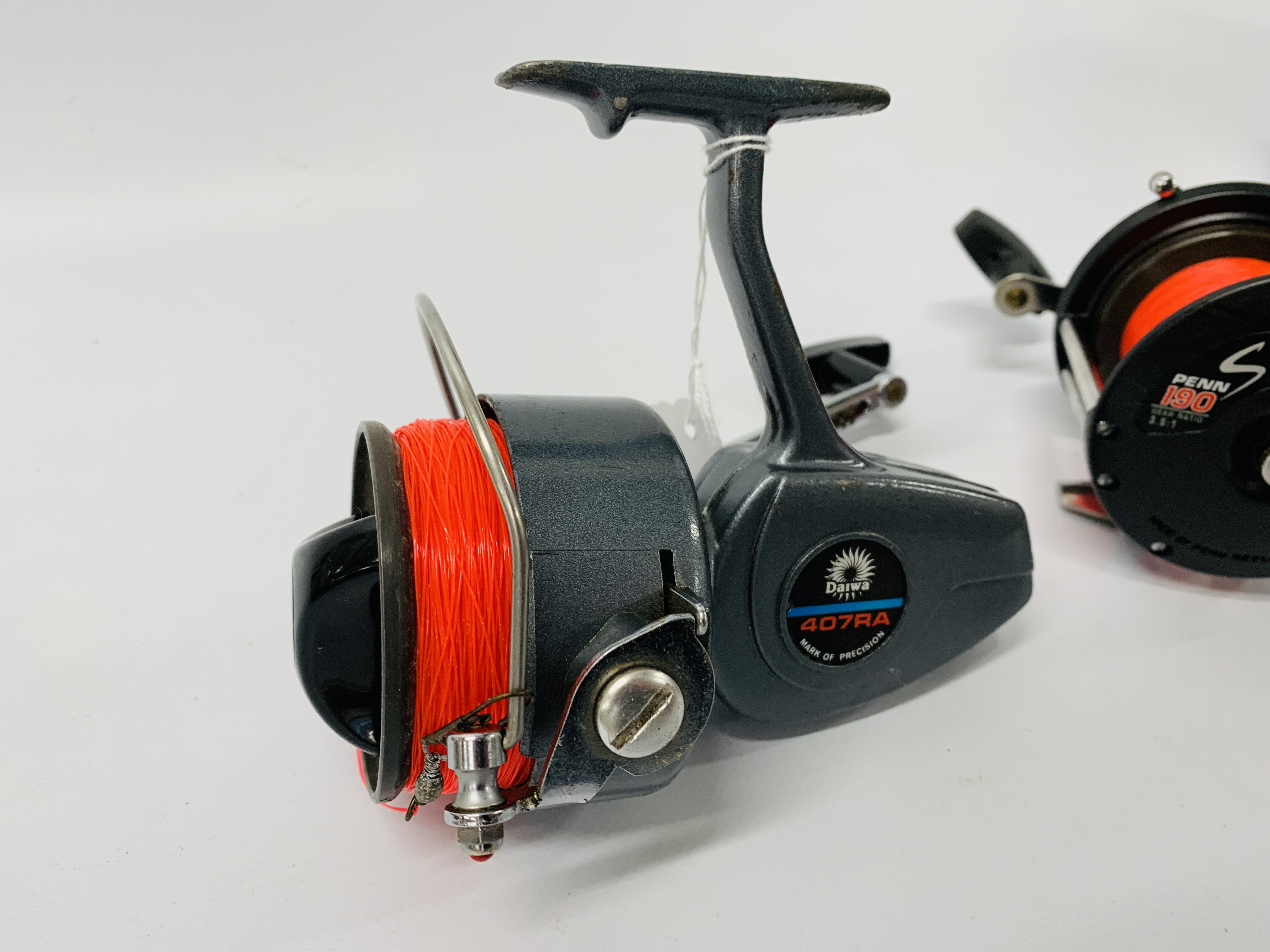 3 VARIOUS FISHING REELS TO INCLUDE BOXED VIGOR SILK LINE, PENN 190 SEABOY, - Image 4 of 6