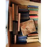 SEVEN BOXES CONTAINING ASSORTED BOOKS TO INCL. MANY CLASSIC NOVELS, HISTORY, GARDENING, ETC.