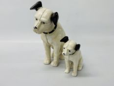 2 X HMV DOG BANKS (R)