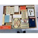 AN EXTENSIVE COLLECTION OF CIGAR AND TOBACCO TINS AND BOXES