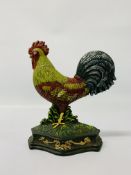 COCKEREL DOORSTOP (R)