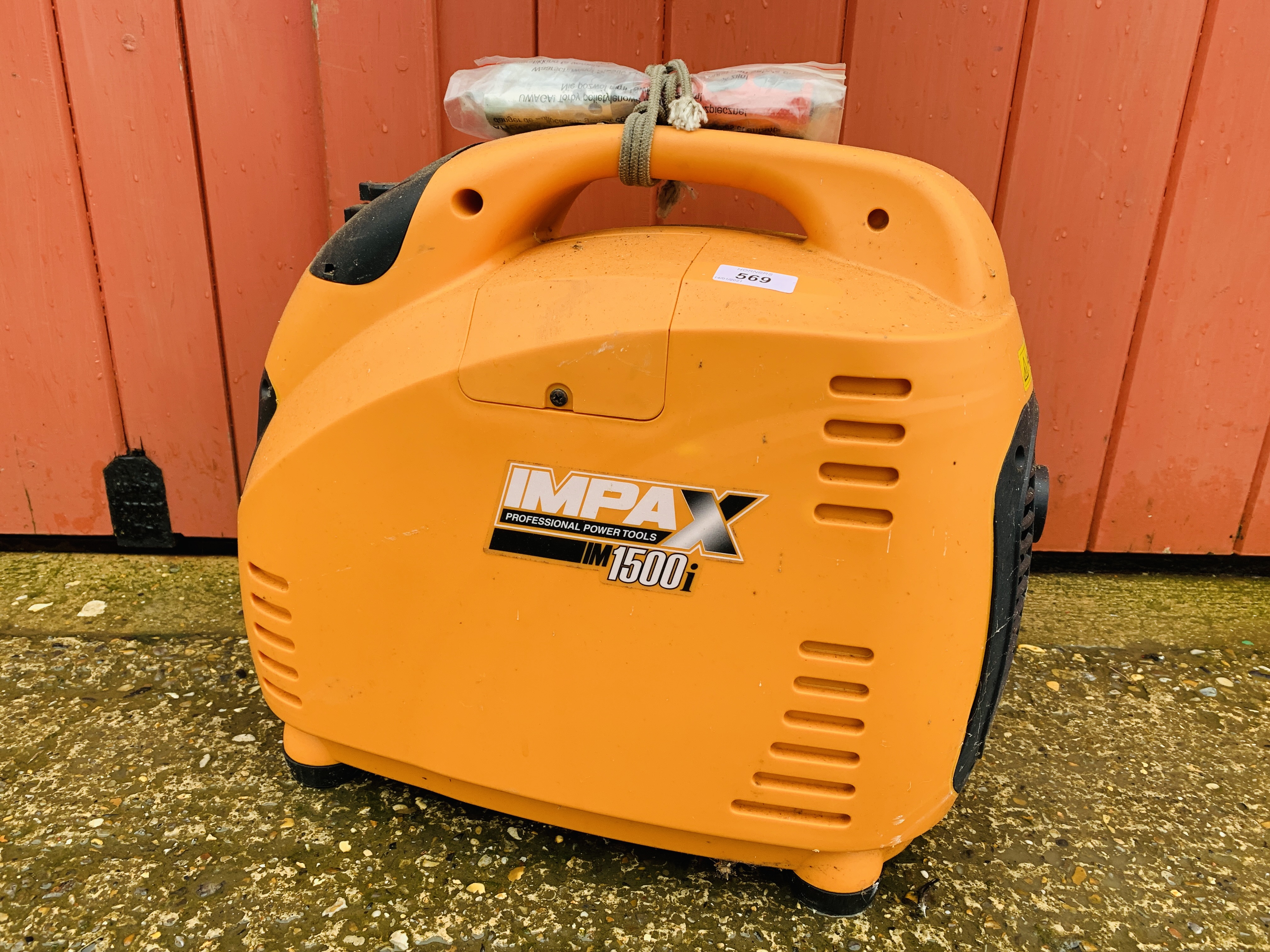 IMPAX IM 1500i /500 WATT INVERTER PETROL GENERATOR - SOLD AS SEEN