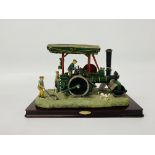 A DISPLAY MODEL OF STEAM DRIVEN TRACTION ENGINE - SOLD AS SEEN