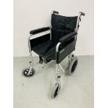 DRIVE DEVILBISS FOLDING WHEELCHAIR (NO FOOT RESTS)