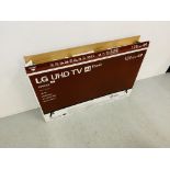 A LG VHD 49" A1 THIN Q TELEVISION MODEL 49VK63 WITH BOX AND INSTRUCTIONS - SOLD AS SEEN
