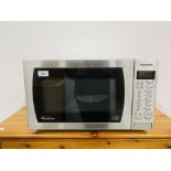A PANASONIC INVERTER STAINLESS STEEL FINISH MICROWAVE - SOLD AS SEEN