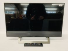 A SONY BRAVIA 32 INCH SMART TV MODEL KDL-32WD756 COMPLETE WITH REMOTE - SOLD AS SEEN