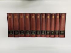 A COLLECTION OF TWELVE FOLIO SOCIETY HARDBOUND DICKENS NOVELS IN PROTECTIVE SLEEVES