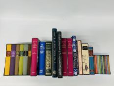 A GROUP OF TOTAL 38 FOLIO SOCIETY HARDBOUND AND SLEEVED EDITIONS TO INCLUDE BEATRIX POTTER,