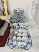 47 PIECES OF SPODE "CLIFTON" TABLEWARE