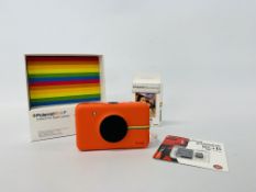 A POLAROID SNAP INSTANT DIGITAL CAMERA WITH ACCESSORIES - SOLD AS SEEN