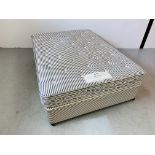 A HYPNOS "ORTHOS SUPERBE" DOUBLE DIVAN BED WITH LUXURY POCKET SPRING MATTRESS