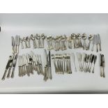 QUANTITY OF "MAPPIN AND WEBB" PLATED CUTLERY APPROX 115 PIECES