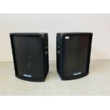 A PAIR OF SOUND LAB P115 SERIES P.A.