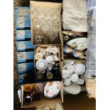 20 BOXES CONTAINING A QUANTITY OF MIXED HOUSEHOLD SUNDRIES TO INCLUDE, QTY GLASSWARE,