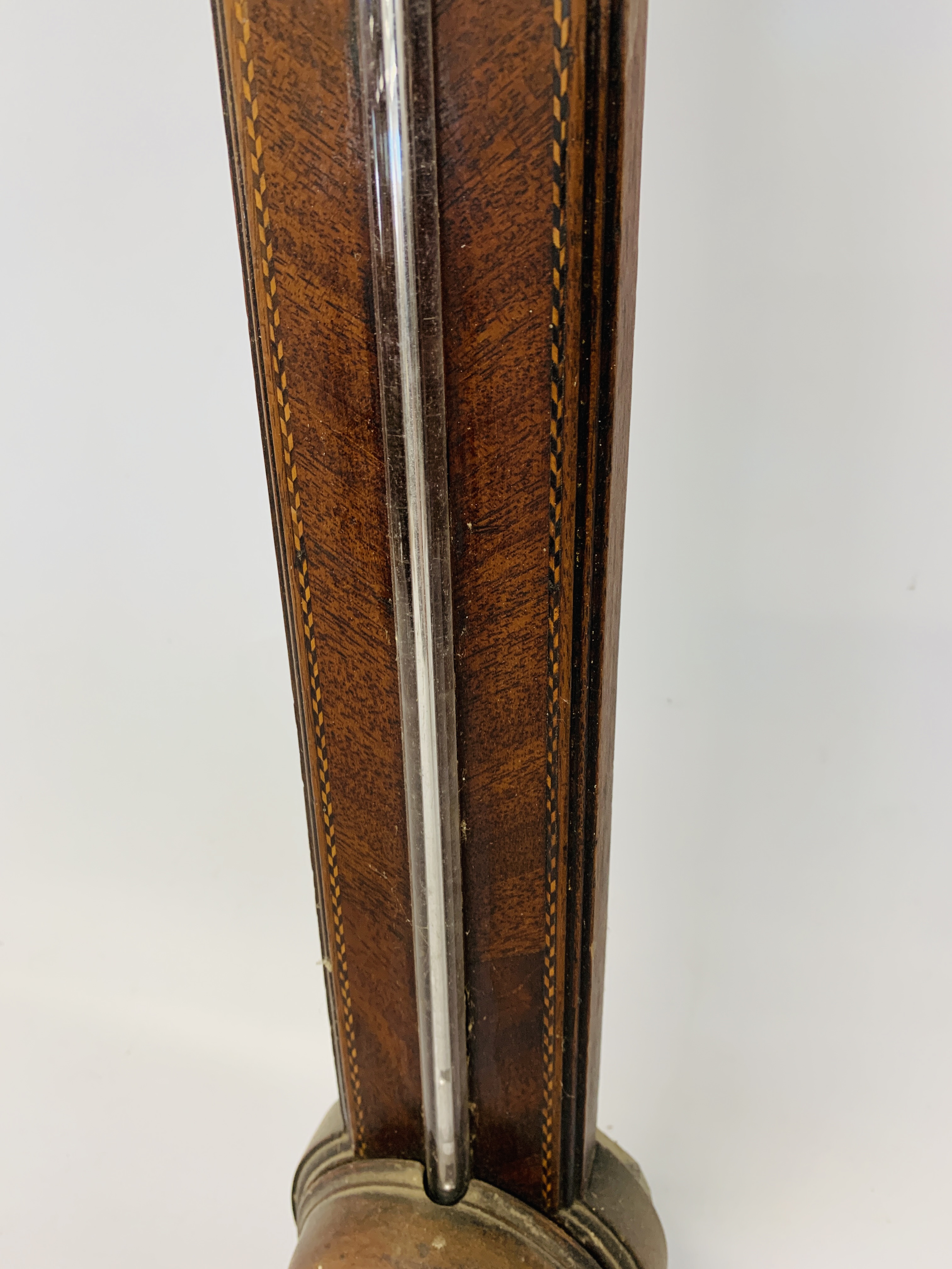 A Georgian mahogany stick barometer, by Pochaine of Newcastle, - Image 7 of 10