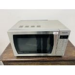 A PANASONIC INVERTER SLIMLINE COMBI STAINLESS STEEL MICROWAVE OVEN - SOLD AS SEEN