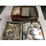 QUANTITY OF LOOSE STAMPS AND KILOWARE IN THREE CARTONS