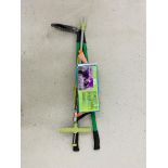 GARDEN TOOLS TO INCLUDE AS NEW EDGING SHEARS, BOW SAW,