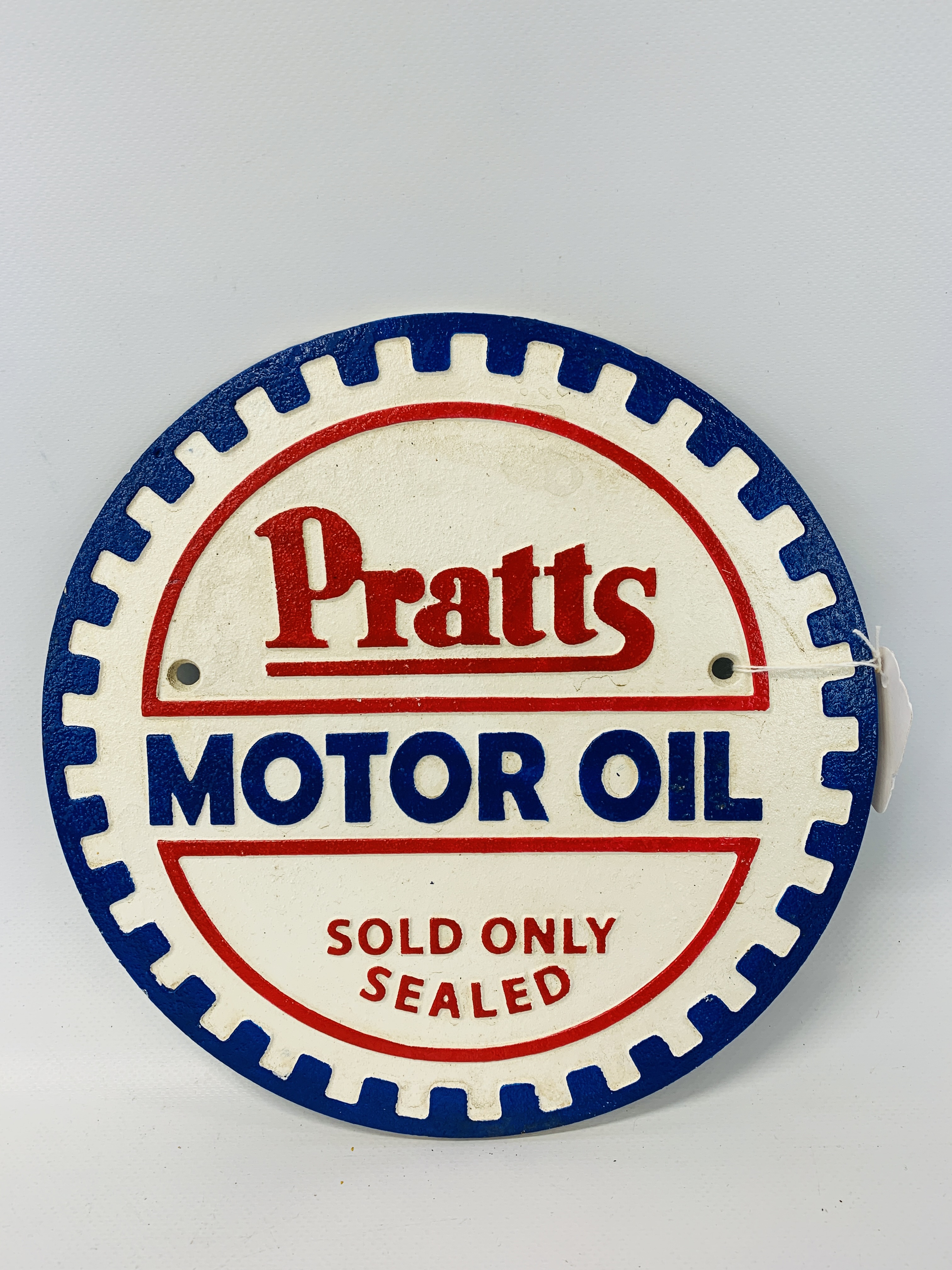 PRATTS OIL PLAQUE TYPE N (R)