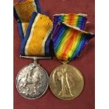WW1 PAIR MEDALS TO 39568 1.A.M. A.W.HARLING R.A.F.