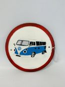 BLUE & WHITE VW PLAQUE (R)