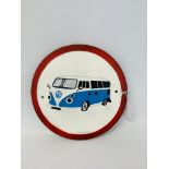 BLUE & WHITE VW PLAQUE (R)