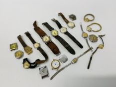 A group of various C20th wrist watches, 1930s and later,