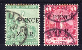 CAPE OF GOOD HOPE: VRYBURG: 1899 ½ PENCE
