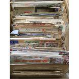 BOX OF ALL WORLD COVERS, CARD AND STATIO