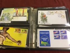 GIBRALTAR: ALBUM WITH 1991-8 PACKS AND F