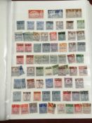 STOCKBOOK WITH GB AND GB OVERPRINTS MINT