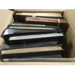 BOX OF VARIOUS IN SIX VOLUMES AND LOOSE,