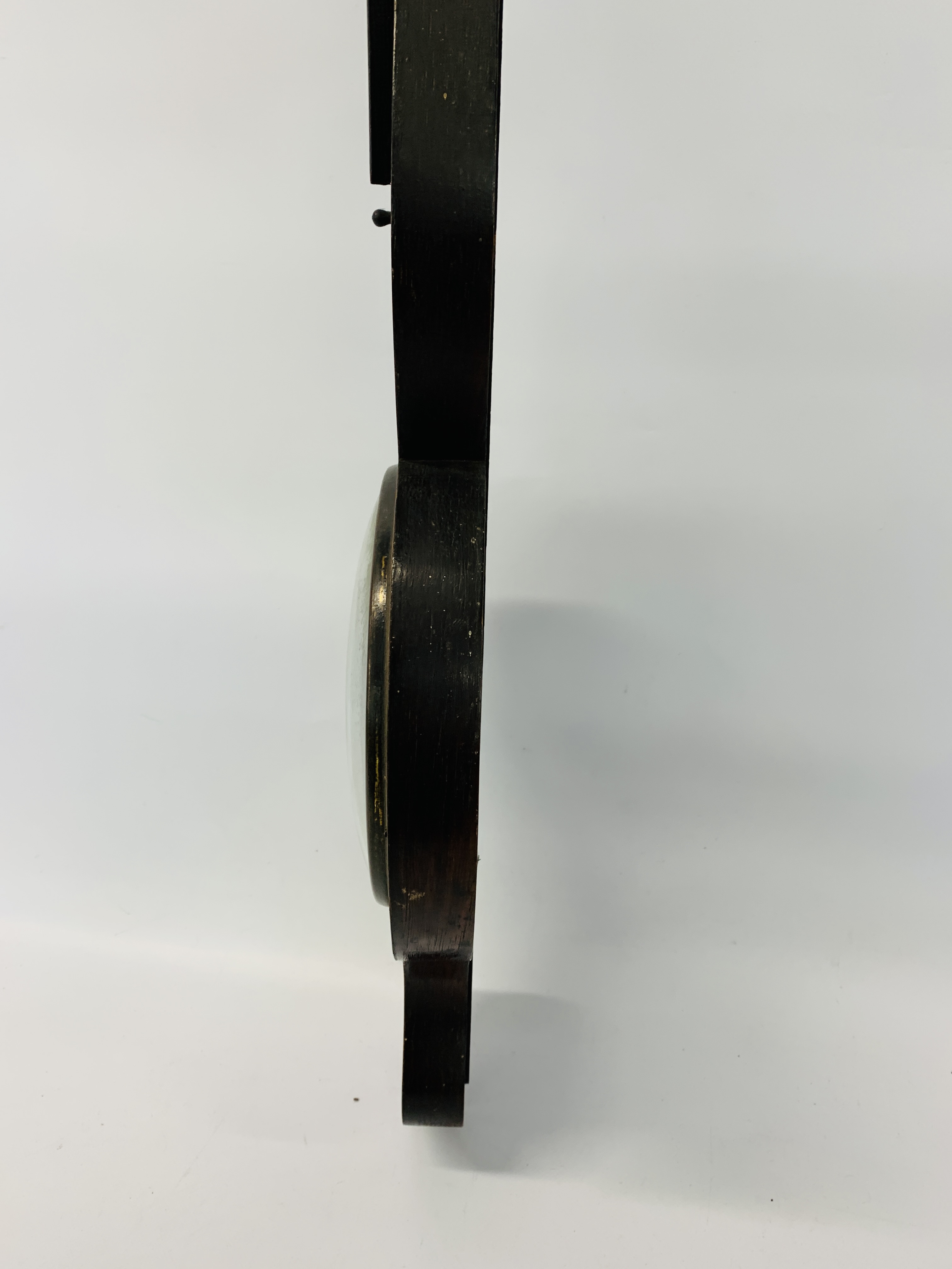 OLD MOUNTED BANJO BAROMETER - Image 6 of 7