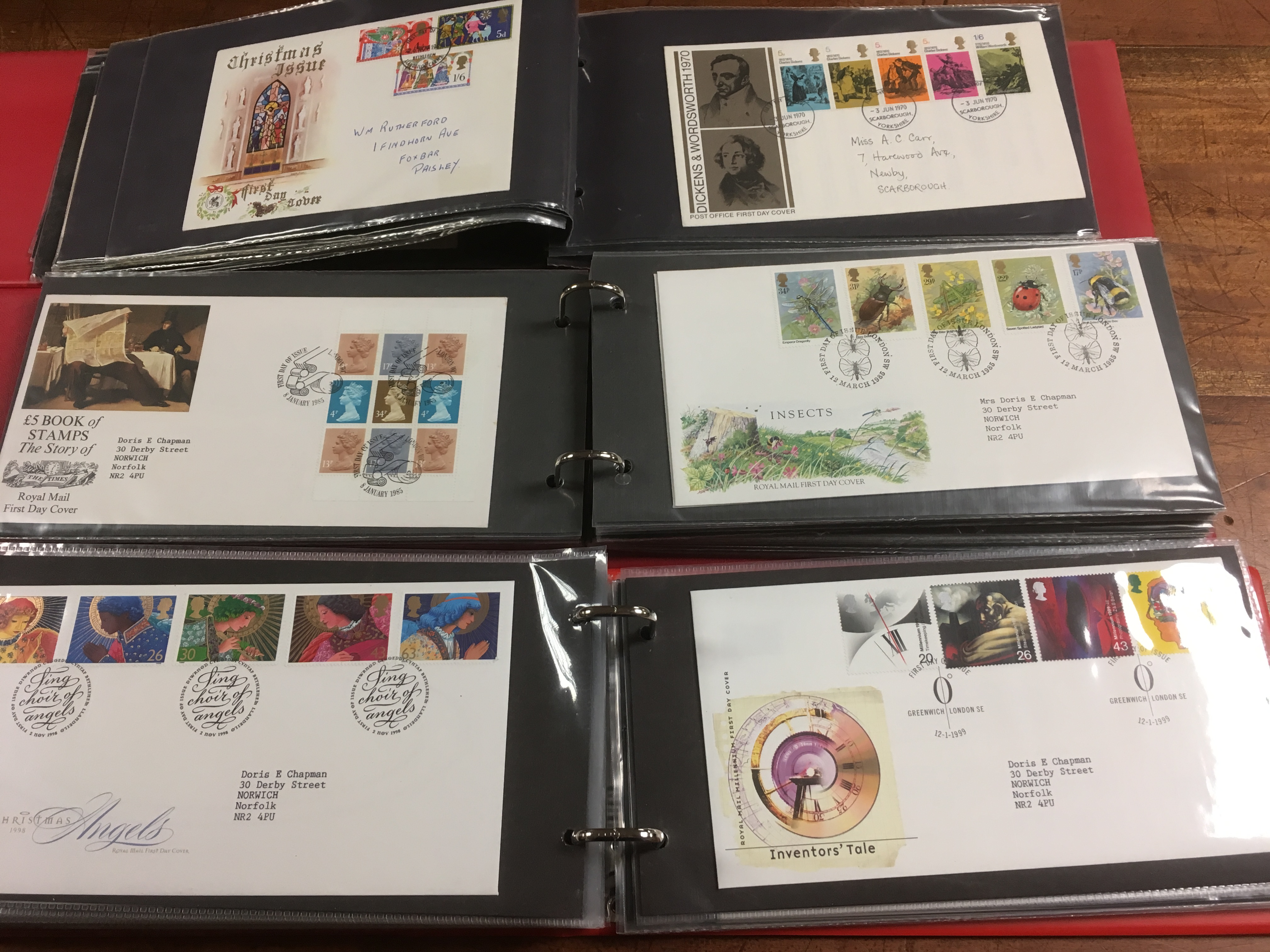 TWO BOXES LARGE QUANTITY OF GREAT BRITAIN FIRST DAY COVERS IN FOURTEEN ALBUMS - Image 3 of 3